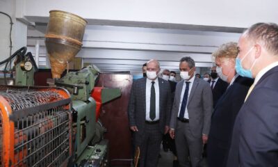 ATO Başkanı Baran, Milli Eğitim Bakan Yardımcısı Özer’le birlikte Gazi Mesleki ve Teknik Anadolu Lisesi’ni ziyaret etti