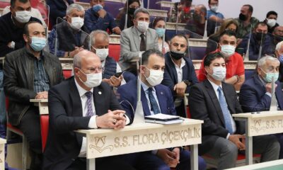 ATO Başkanı Baran ve ATO Başkan Yardımcısı Yılmaz, çiçek borsasını ziyaret etti