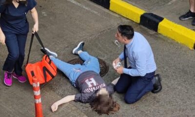 AVM’nin terasına çıkan genç kız aşağı atladı