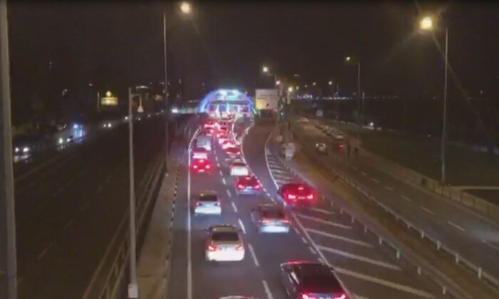 Avrasya Tüneli’nde araç yangını