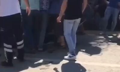 Ayakları traktöre sıkışan 2 çocuğun yardımına itfaiye yetişti