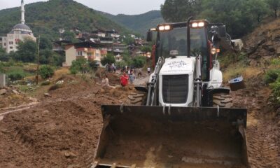 Aydın Büyükşehir Belediyesi’nden taşkına anında müdahale