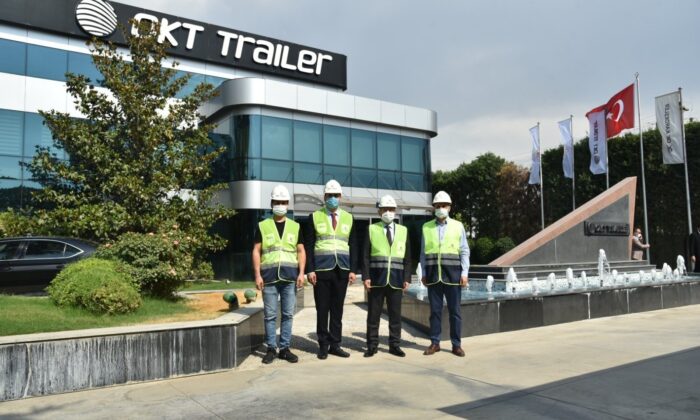 Aydın Valisi OKT Trailer firmasını yetkilileri ile görüştü