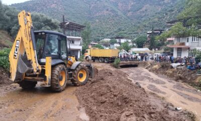 Aydın’da sağanak yağış etkili oldu