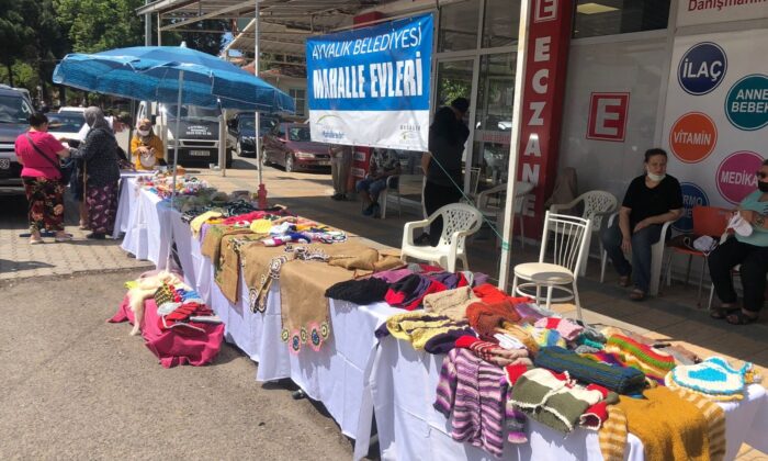 Ayvalık’ta kadınlar üretiyor aile bütçesi kazanıyor