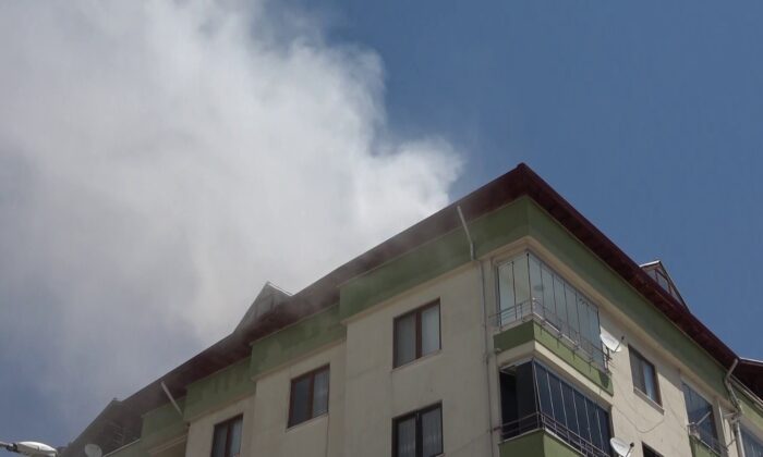 Baca yangını korkuttu