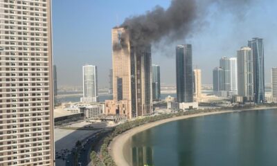 BAE’nde inşaat halindeki binada korkutan yangın
