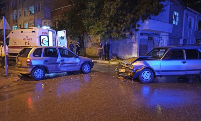 Bafra’da trafik kazası: 4 yaralı