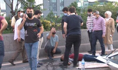 Bağcılar’da sıkışmalı trafik kazası: 2 yaralı