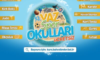 Bahçelievler Belediyesi Yaz Spor Okulları başlıyor