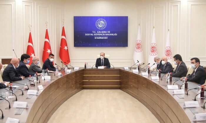 Bakan Bilgin, TİSK Yönetim Kurulu Üyelerini kabul etti