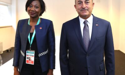 Bakan Çavuşoğlu, Orta Afrika Cumhuriyeti Dışişleri Bakanı Temon ile görüştü