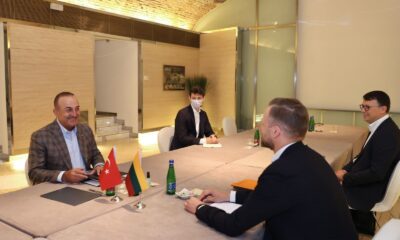 Bakan Çavuşoğlu, Roma’da Kanadalı ve Litvanyalı mevkidaşları ile bir araya geldi