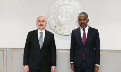 Bakan Karaismailoğlu, Angola Ulaştırma Bakanı Ricardo Viegas d’Abreu ile bir araya geldi