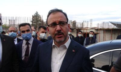 Bakan Kasapoğlu Çankırı’da yapımı süren havuz inşaatını inceledi