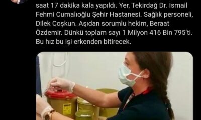 Bakan Koca, 24 saat dolmadan aşıda rekor sayıyı duyurdu