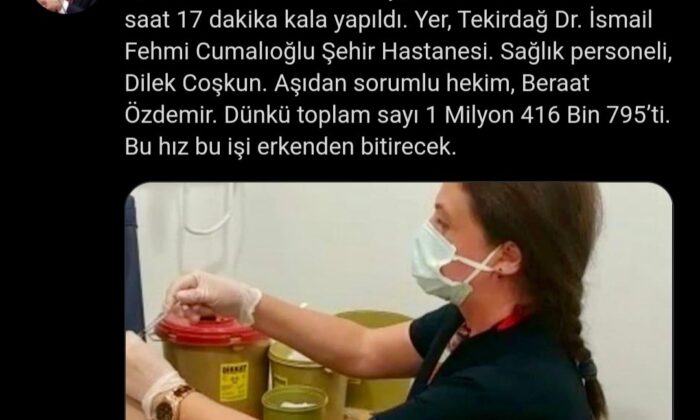 Bakan Koca, 24 saat dolmadan aşıda rekor sayıyı duyurdu