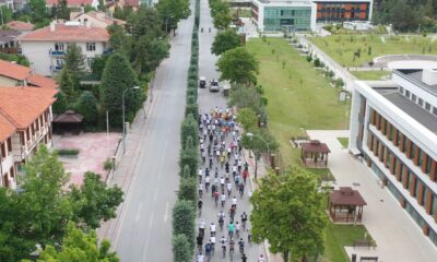 Bakan Kurum bisiklet etkinliğine katıldı
