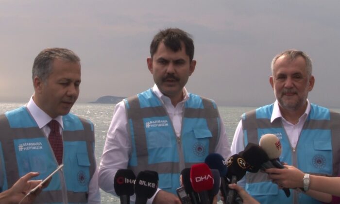 Bakan Kurum: “Marmara 10 gün öncesine göre daha temiz”
