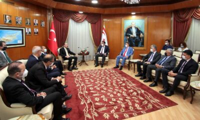 Bakan Muş, KKTC Başbakanı Saner tarafından kabul edildi