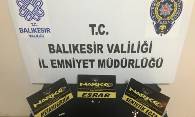 Balıkesir’de polisten 16 şüpheliye uyuşturucu operasyonu