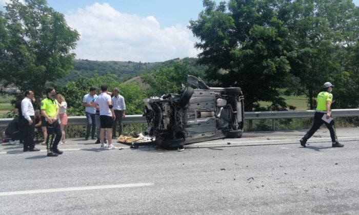 Balıkesir’de trafik kazası 2 kişi yaralı
