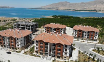 Baraj manzaralı deprem konutları tatil köylerini aratmıyor