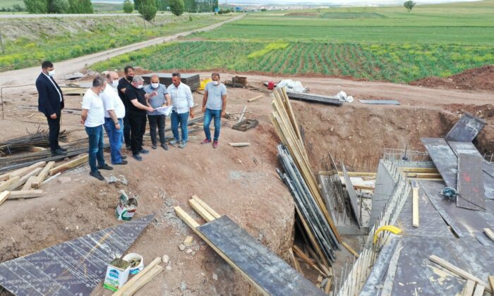 Başkan Aşgın, Koçhisar isale hattındaki çalışmaları inceledi