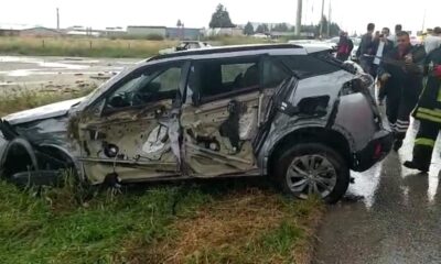 Başkan Aşgın’ın oğlu trafik kazası yaptı