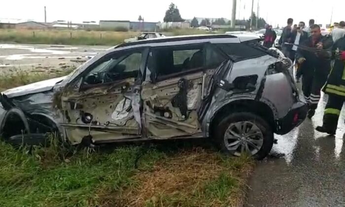 Başkan Aşgın’ın oğlu trafik kazası yaptı