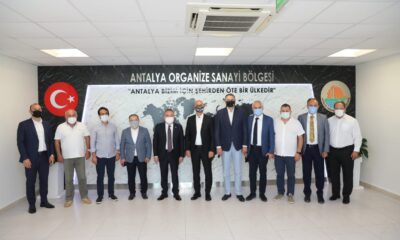 Başkan Böcek OSB Başkanı Ali Bahar’la bir araya geldi