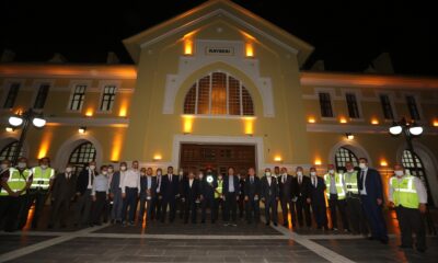 Başkan Büyükkılıç’tan tren garında gece mesaisi