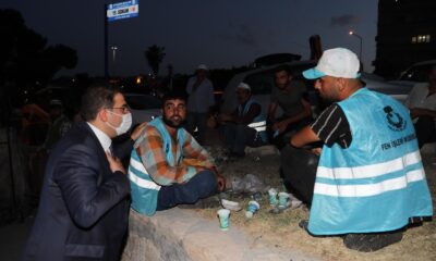 Başkan Canpolat asfaltlama çalışmalarını yerinde inceledi