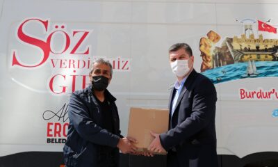 Başkan Ercengiz’den kantin işletmecilerine gıda kolisi