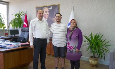 Başkan Hançerli’den kendisi ile aynı kaderi paylaşan Samet’e destek