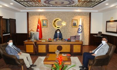 Başkan İnal, Rektör Aldemir ile görüştü