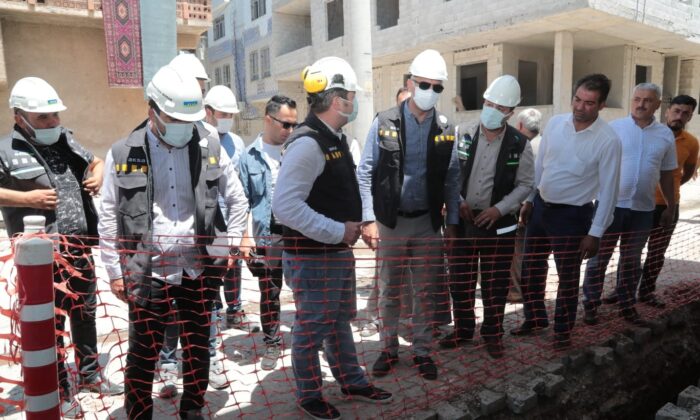 Başkan Kuş doğalgaz çalışmalarını yerinde inceledi