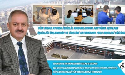 Başkan Nursaçan: “İşsizliği önlemenin yolu mesleki eğitimde”