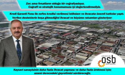 Başkan Nursaçan: “Zor ama fırsatların olduğu bir coğrafyadayız”