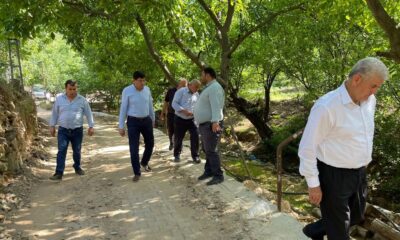 Başkan Özcan, Aksu Mahallesi’nde incelemelerde bulundu