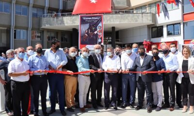 Başkan Özcan, “Direnen Filistin” sergisine katıldı