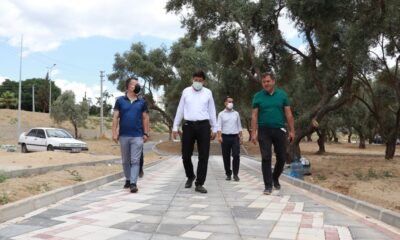 Başkan Özcan saha çalışmalarını yerinde inceledi