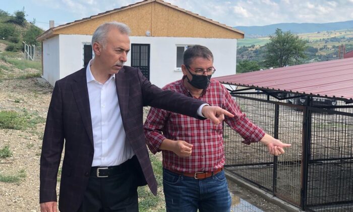 Başkan Öztürk’ten yeni hayvan barınağında inceleme