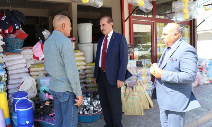 Başkan Yalçınkaya’dan esnaf ziyareti