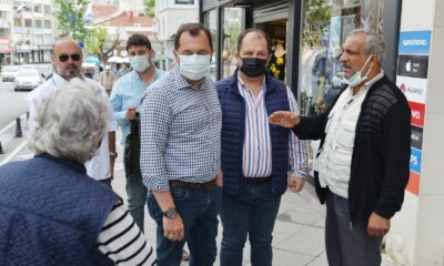 Başkan Yüksel çarşı esnafının sorunlarını dinledi