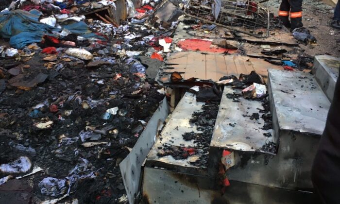 Başkent’in alışveriş sokağındaki yangın kundaklama çıktı