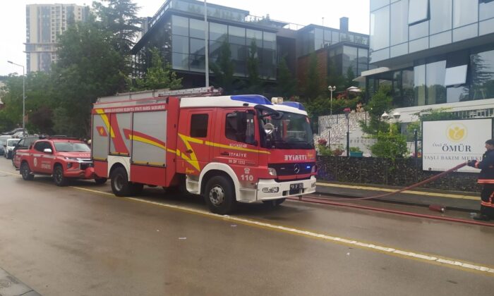 Başkent’te huzurevinde yangın