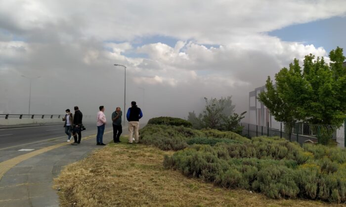 Başkent’te korkutan yangın