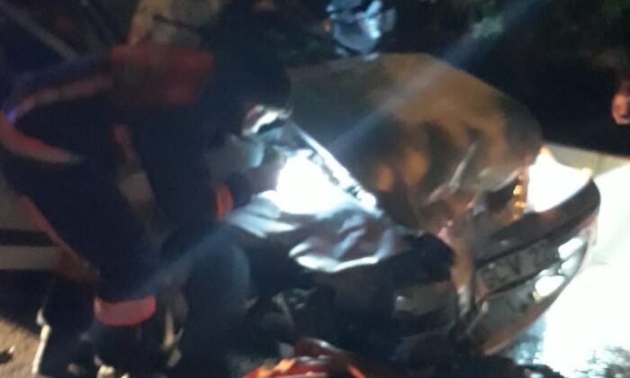 Başkent’te zincirleme kazada aracında sıkışan sürücü yaralandı