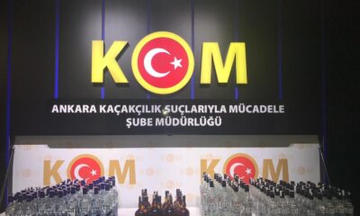Başkent’teki sahte alkol operasyonunda 12 kişi gözaltına alındı